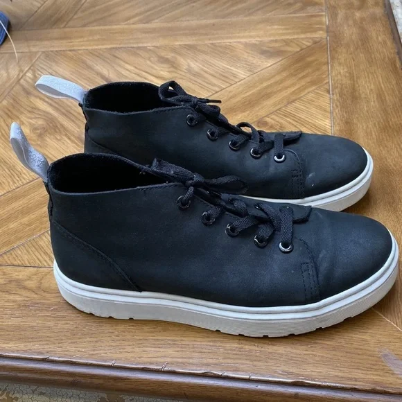 Dr. Martens Shoes Drmartens Baynes Black Leather Shoes Sz M 7 W8 Poshmark